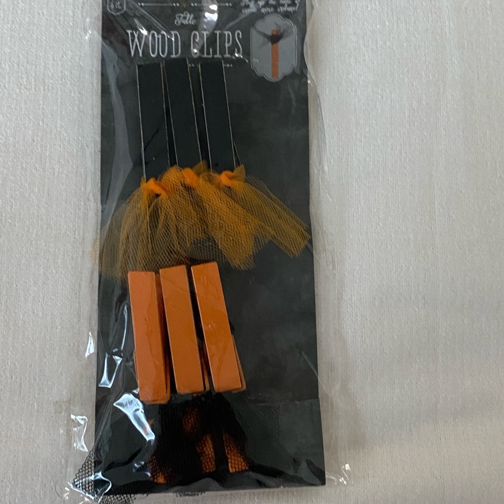 Halloween Wood clips
